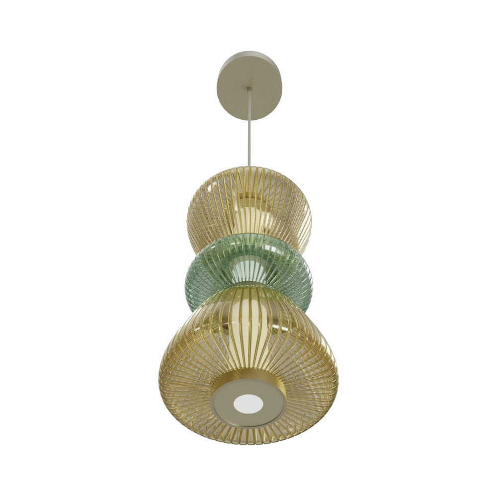 Rosewood Pendant Light in Detail.