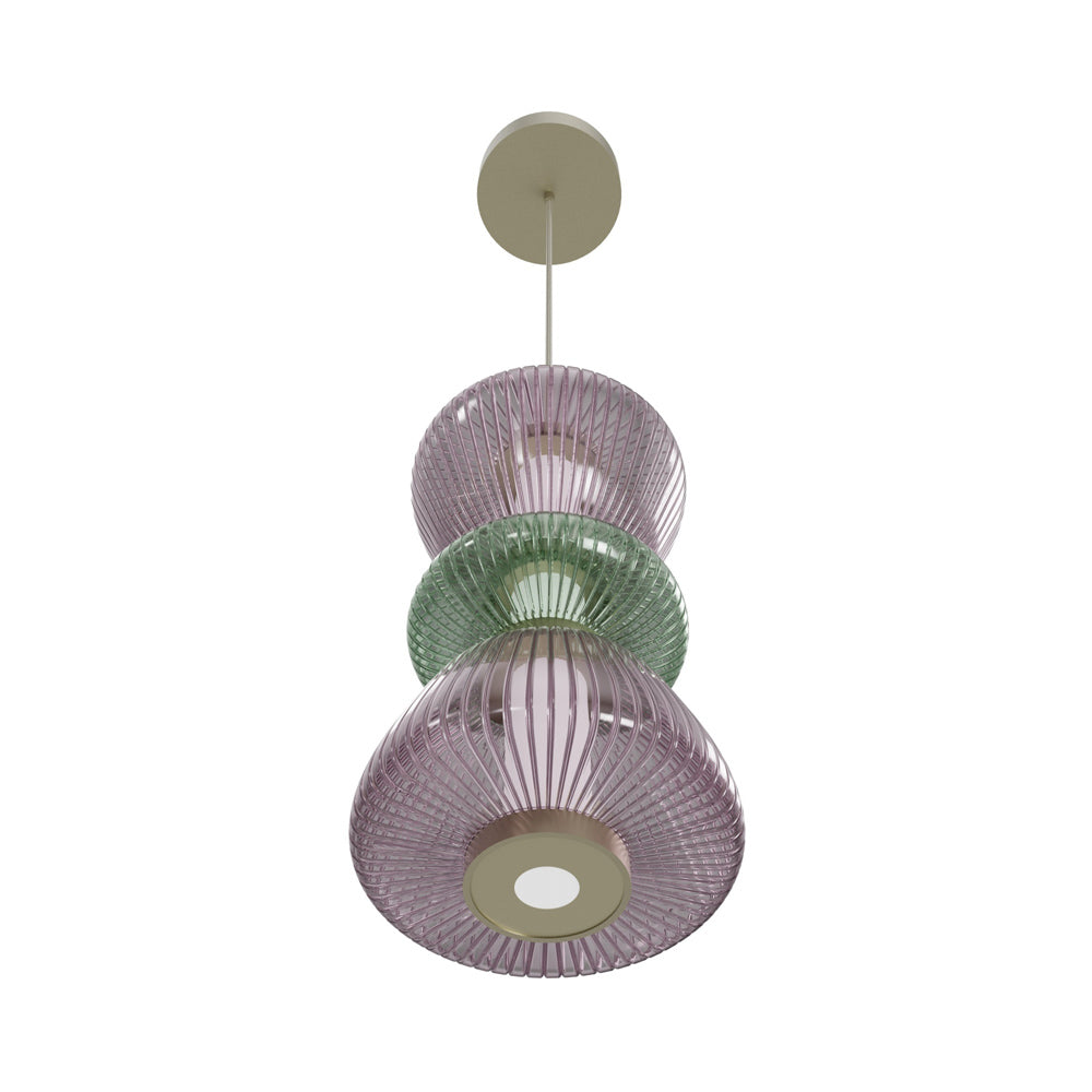 Rosewood Pendant Light in Detail.