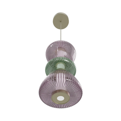 Rosewood Pendant Light in Detail.