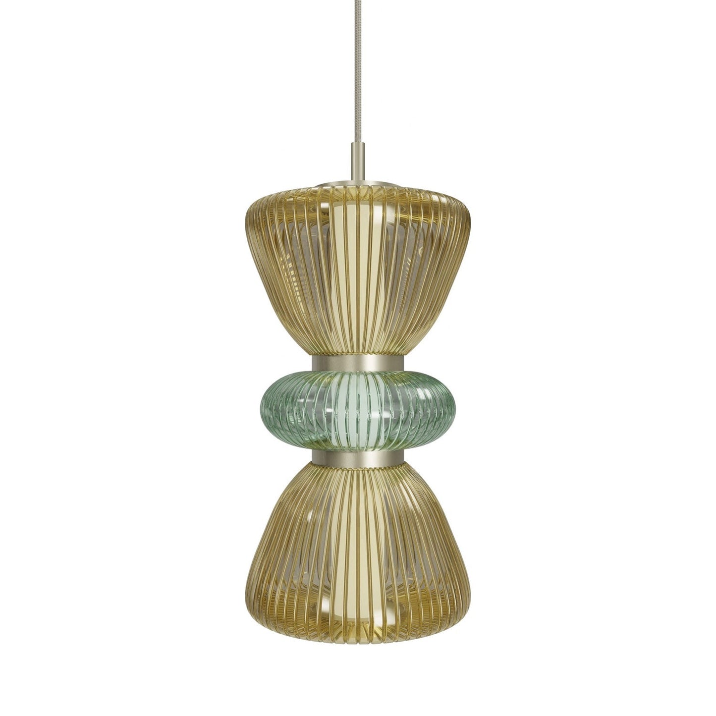 Rosewood Pendant Light in Detail.