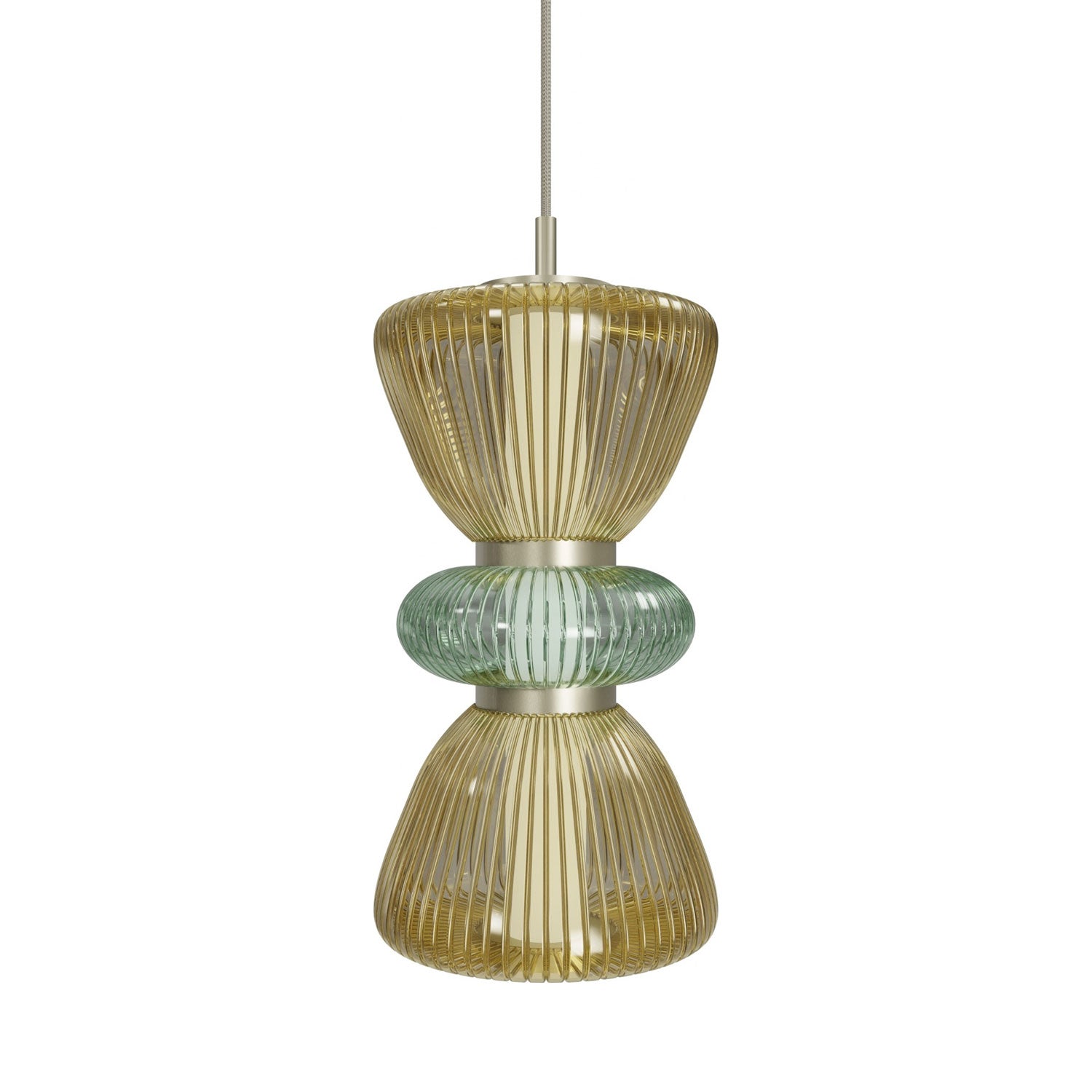 Rosewood Pendant Light in Detail.