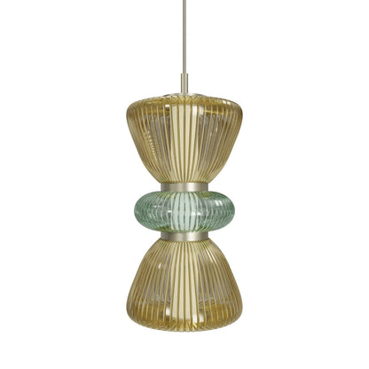 Rosewood Pendant Light in Detail.