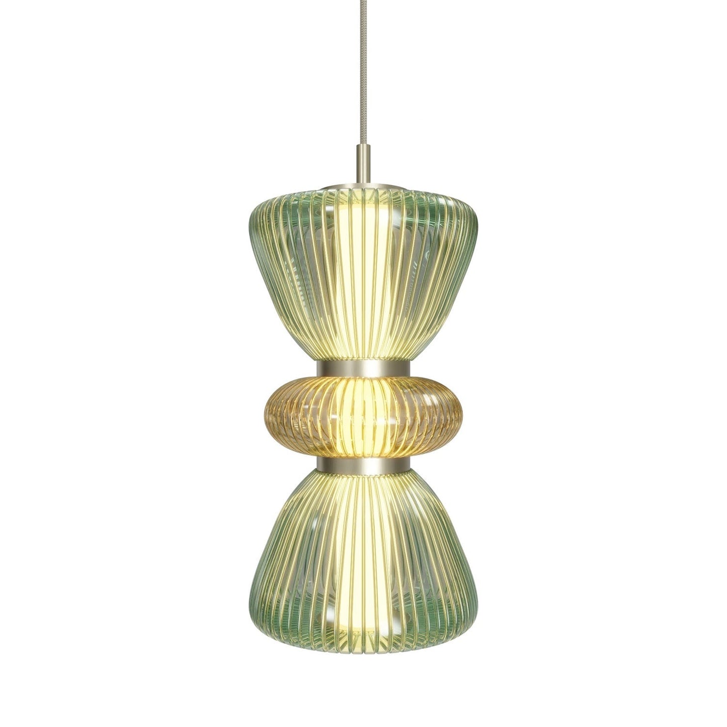 Rosewood Pendant Light in Detail.