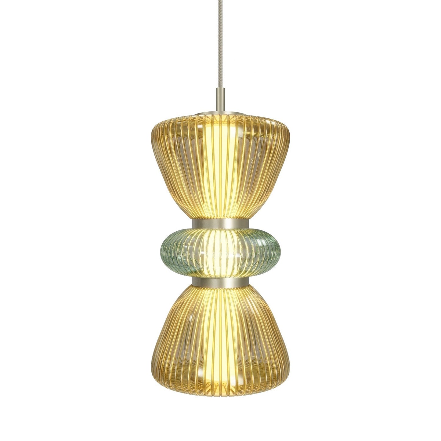 Rosewood Pendant Light in Detail.