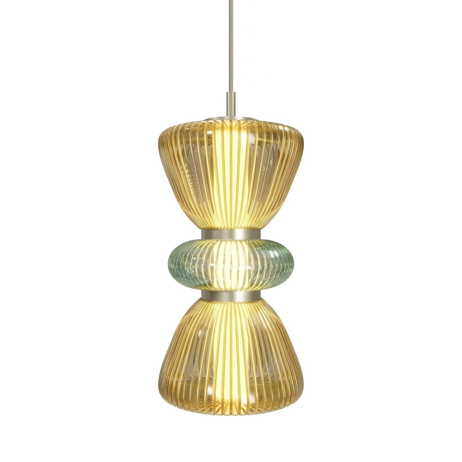 Rosewood Pendant Light in Detail.
