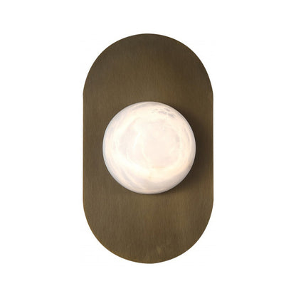 Sedona Oval Wall Light in Detail.
