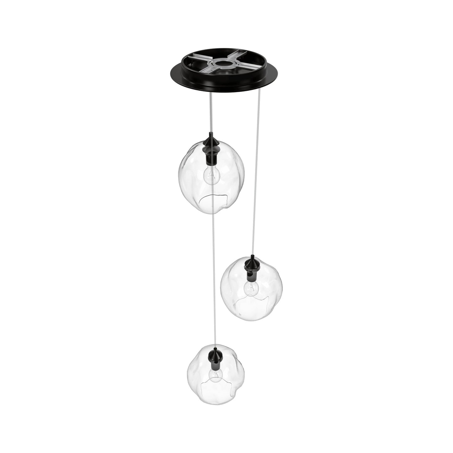 Sonoma Ave. Multi Light Pendant Light in Detail.