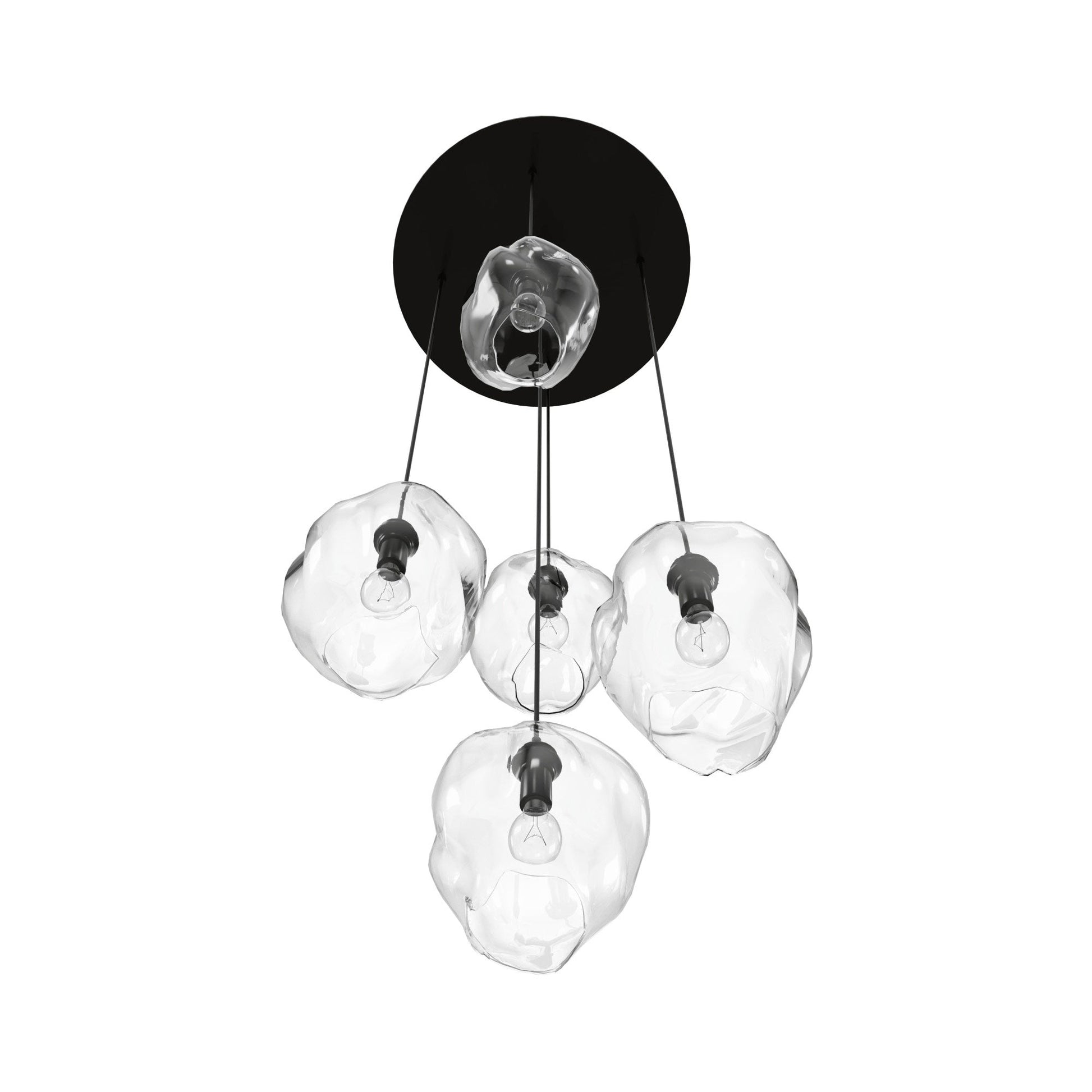 Sonoma Ave. Multi Light Pendant Light in Detail.