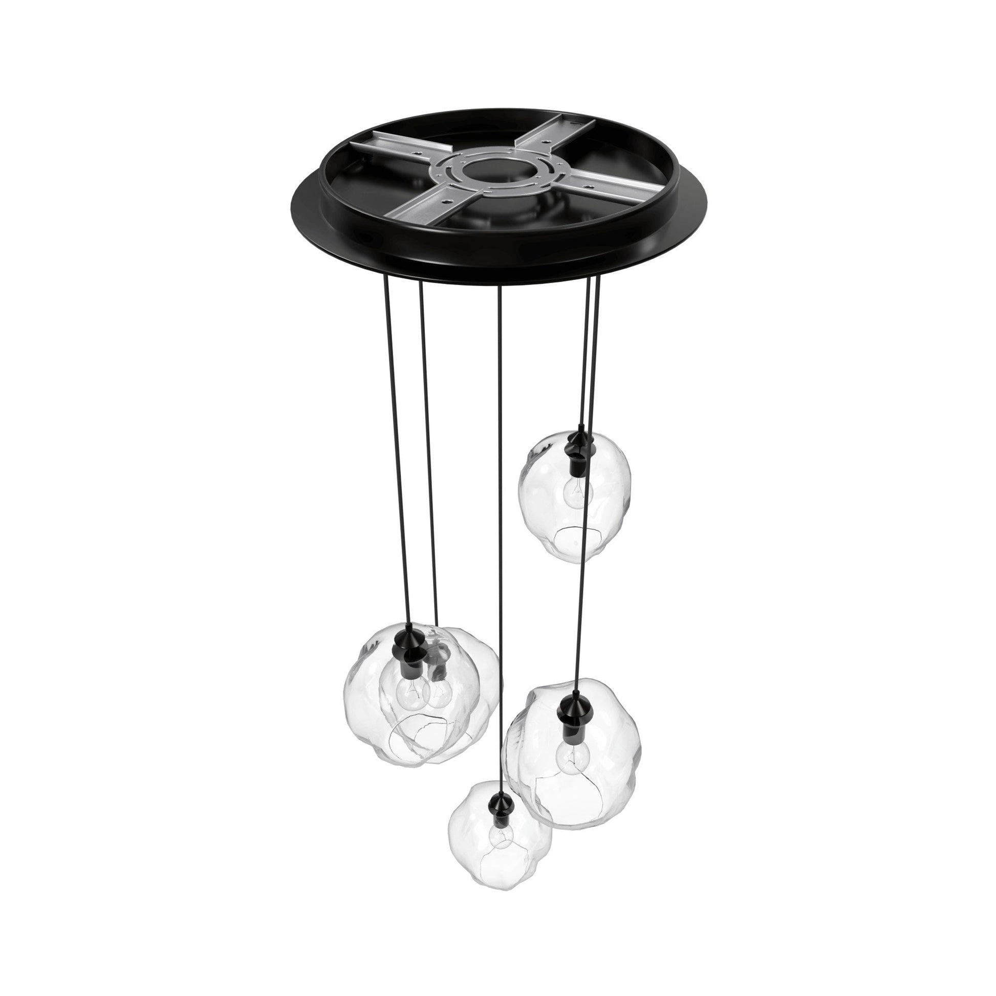 Sonoma Ave. Multi Light Pendant Light in Detail.