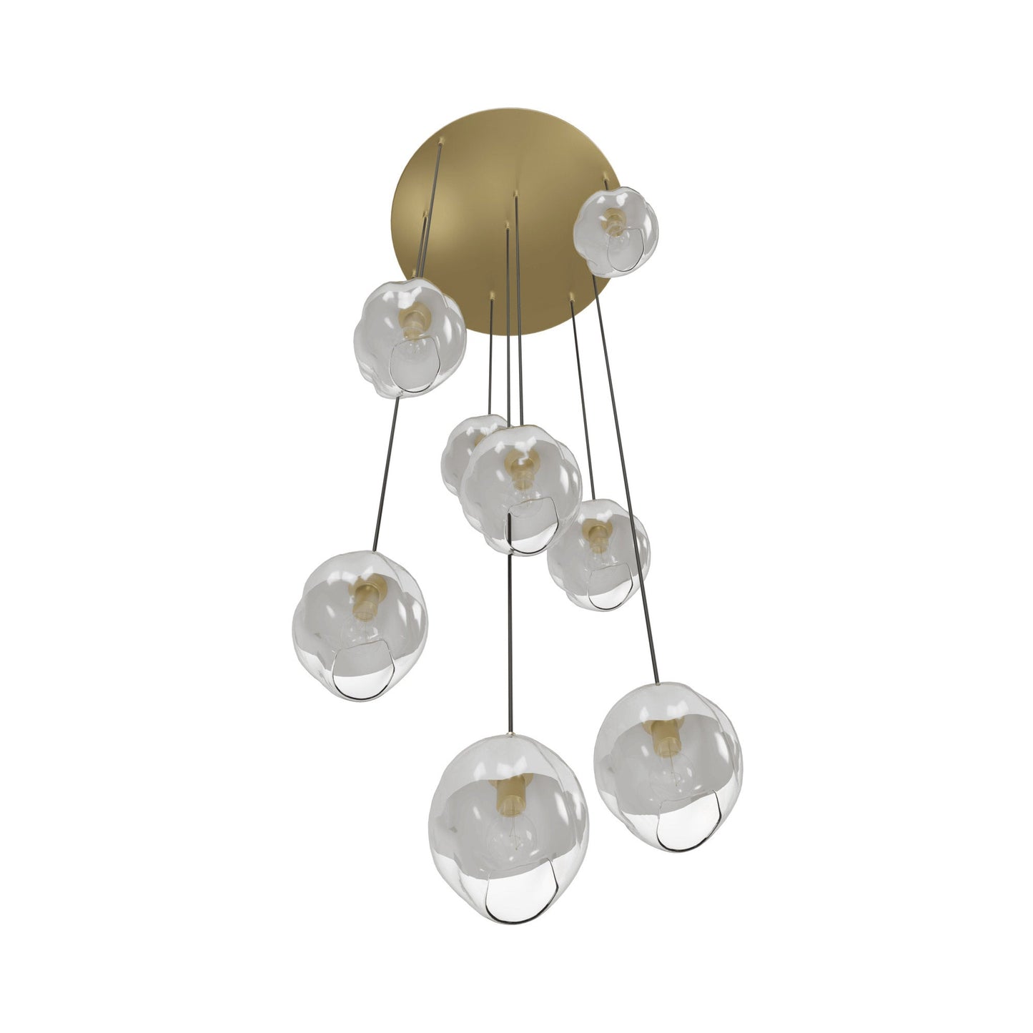 Sonoma Ave. Multi Light Pendant Light in Detail.