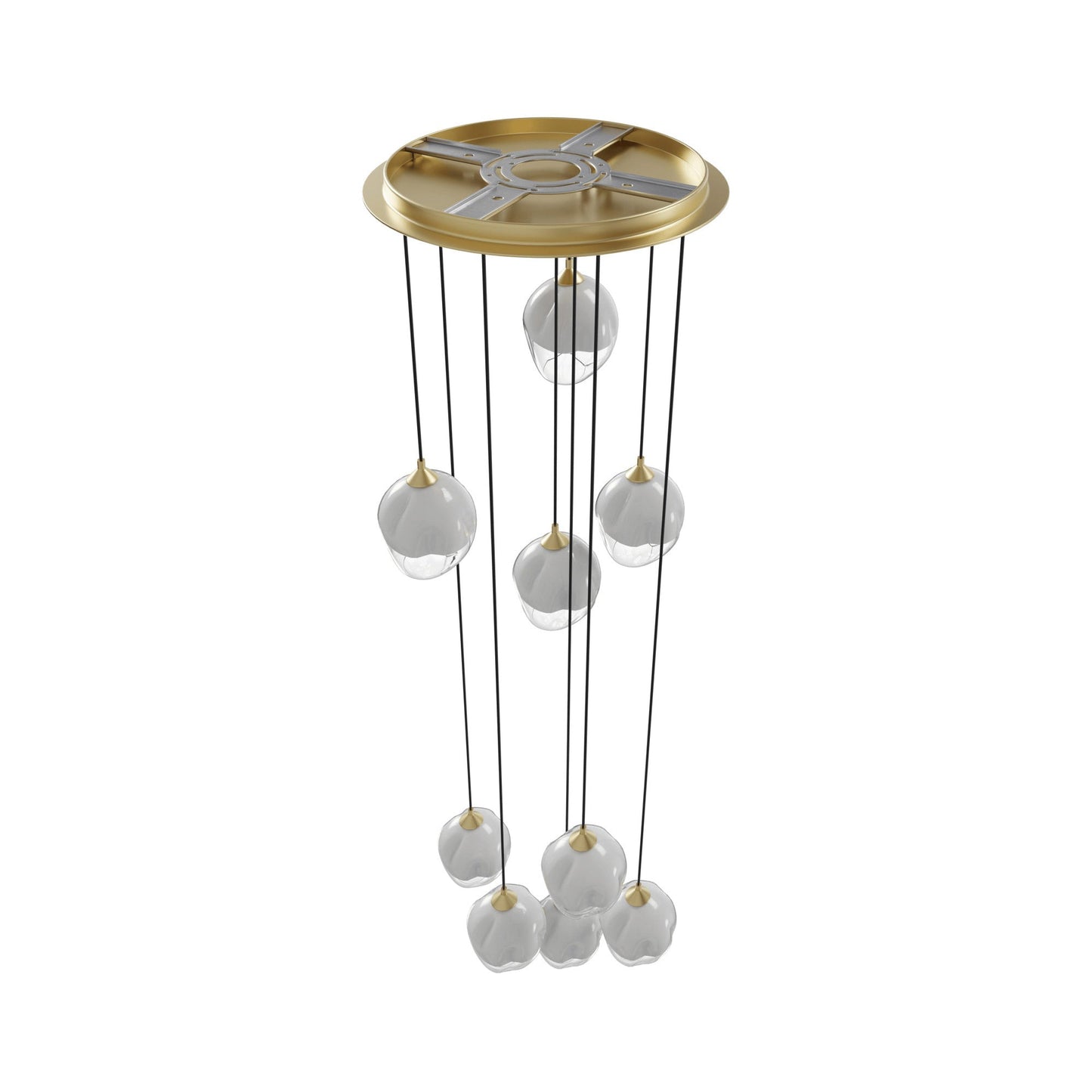 Sonoma Ave. Multi Light Pendant Light in Detail.