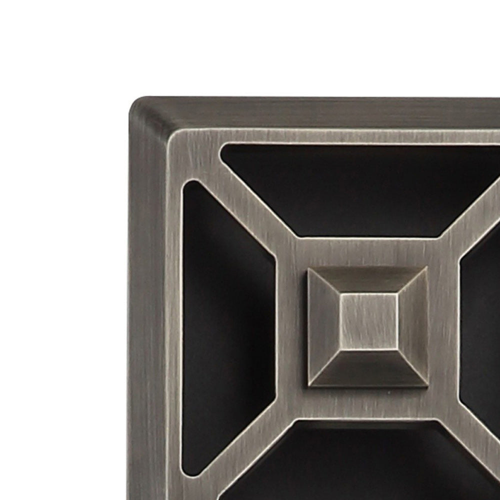 Avenue Square Grid Outdoor LED Wall Light in Detail.