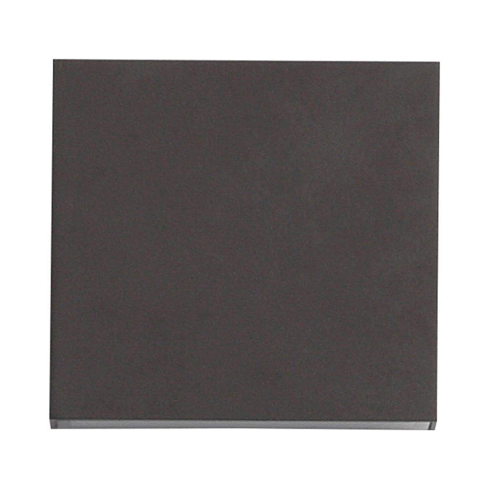 Avenue Square Outdoor LED Wall Light in Dark Bronze.
