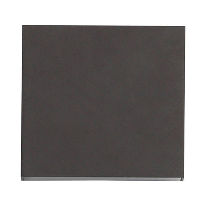 Avenue Square Outdoor LED Wall Light in Dark Bronze.