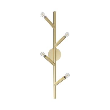 The Oaks Wall Light in Brushed Brass (4-Light).