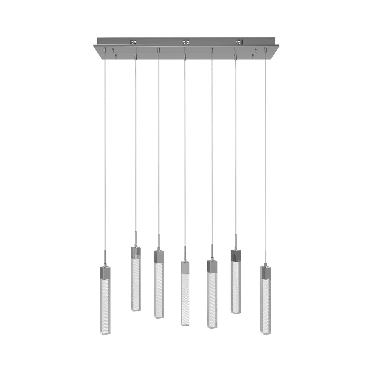 The Original Glacier Snow HF1900 Pendant Light in Polished Chrome.