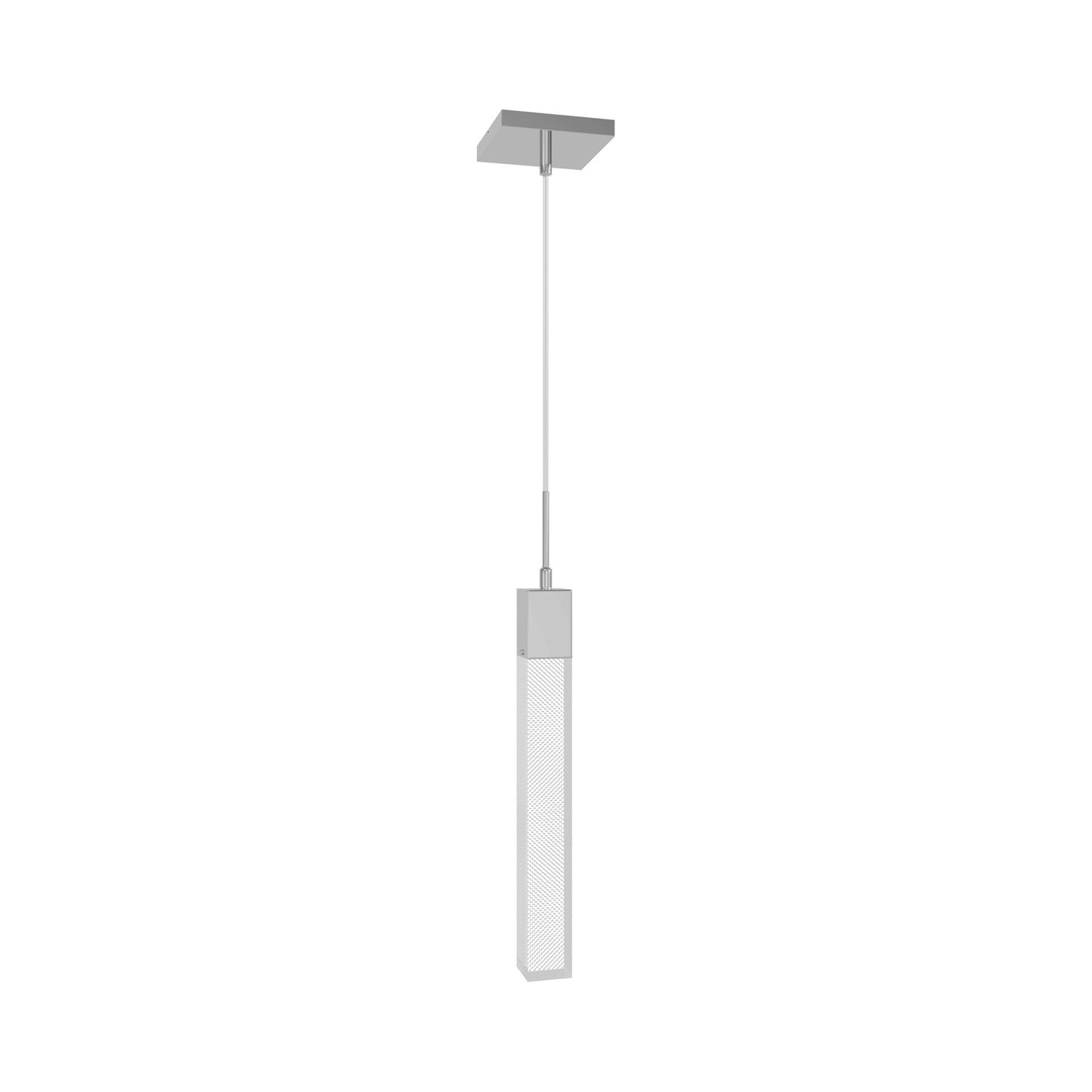The Original Glacier Snow HF1901 Pendant Light in Polished Chrome.