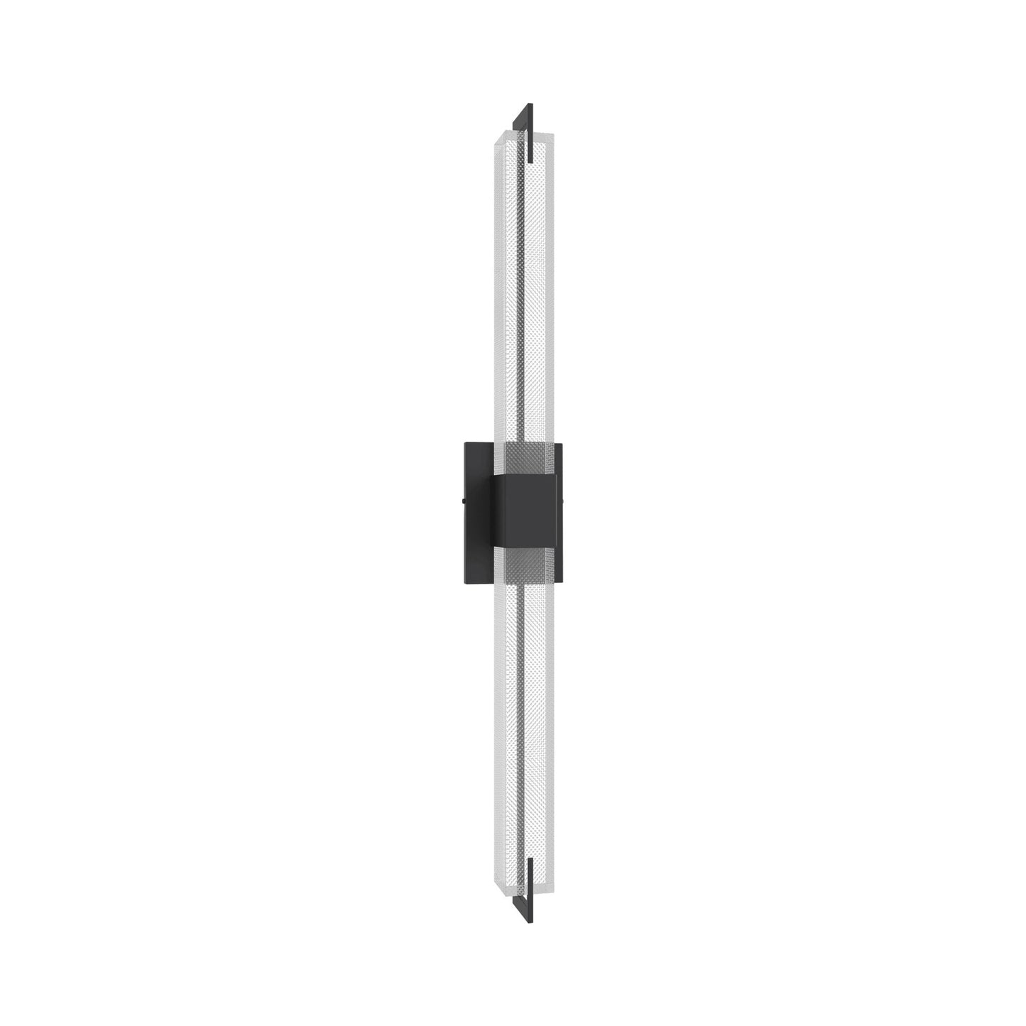 The Original Glacier Snow LED Wall Light in Black (39-Inch).
