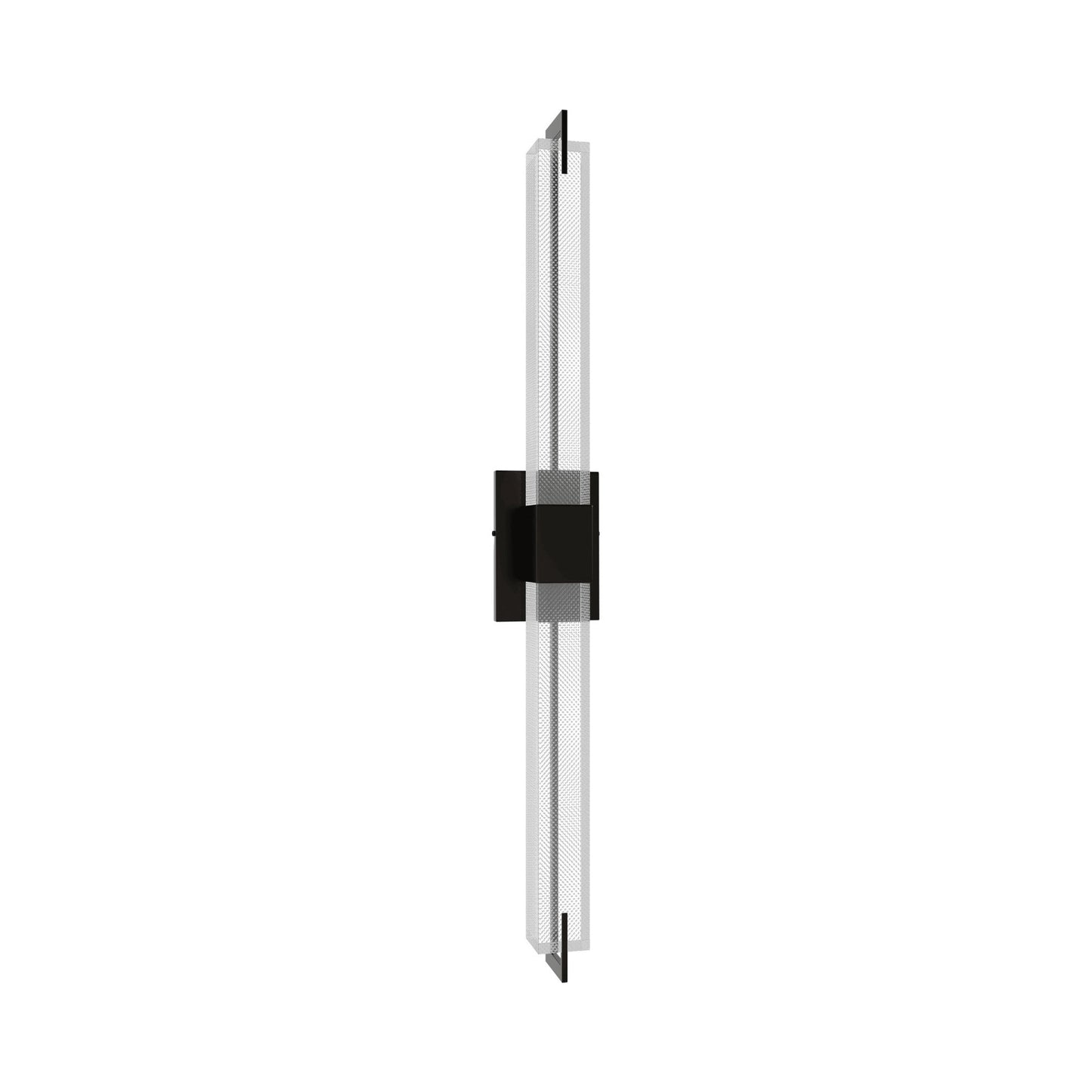 The Original Glacier Snow LED Wall Light in Dark Bronze (39-Inch).