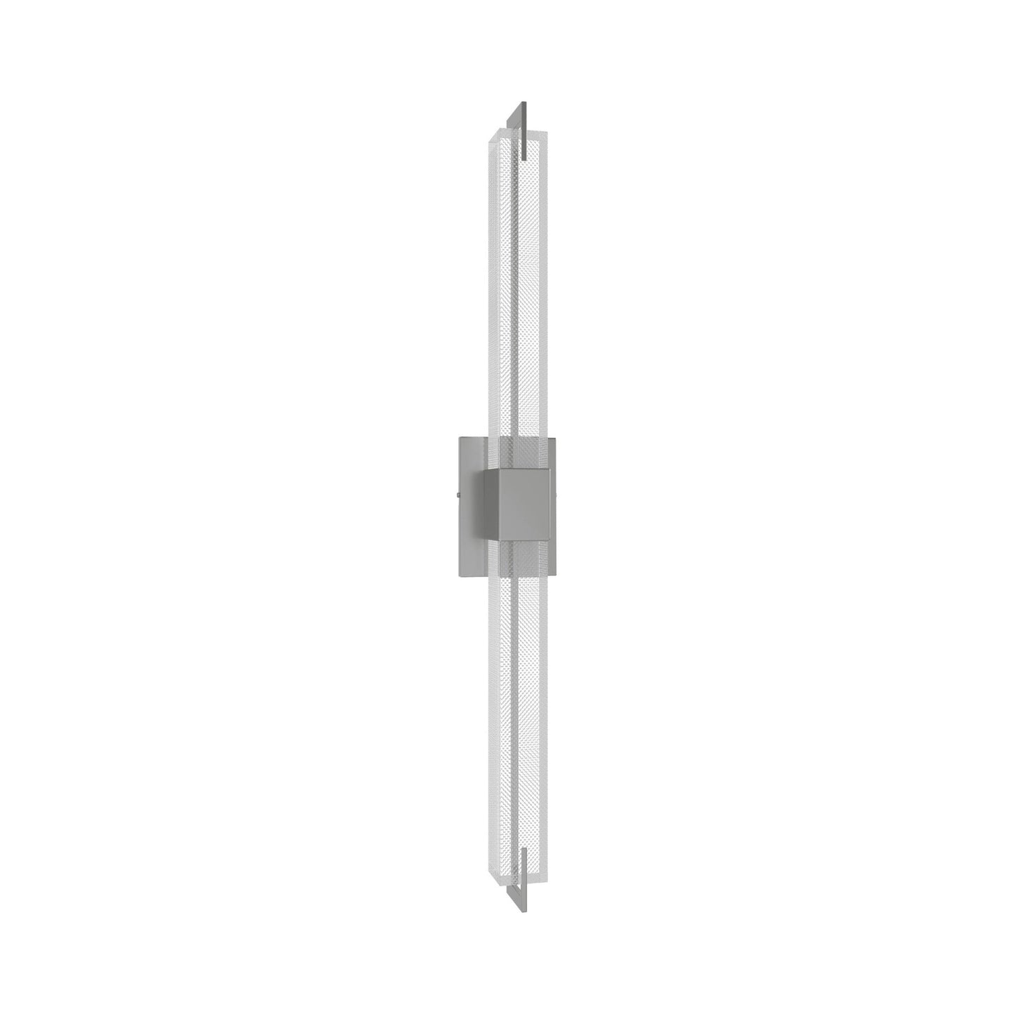 The Original Glacier Snow LED Wall Light in Polished Nickel (39-Inch).
