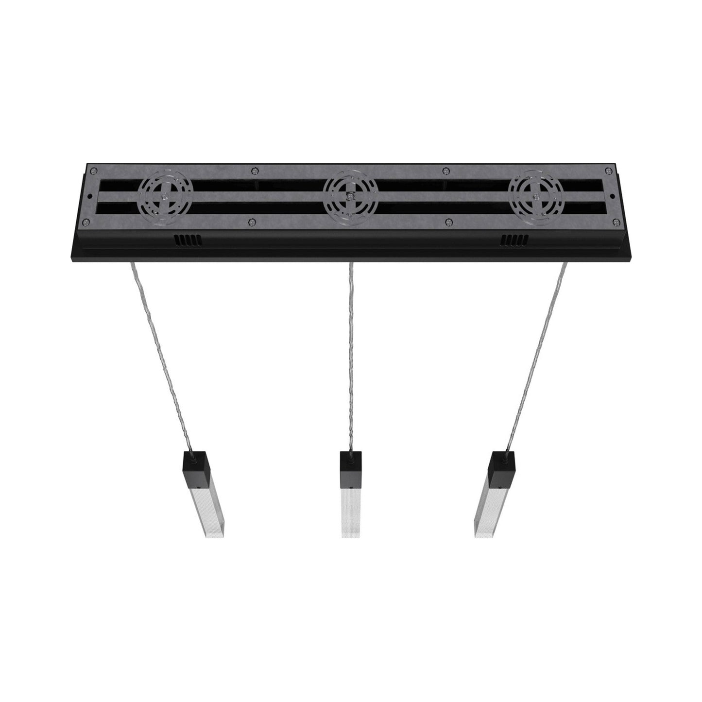 The Original Glacier Snow Linear Pendant Light in Detail.