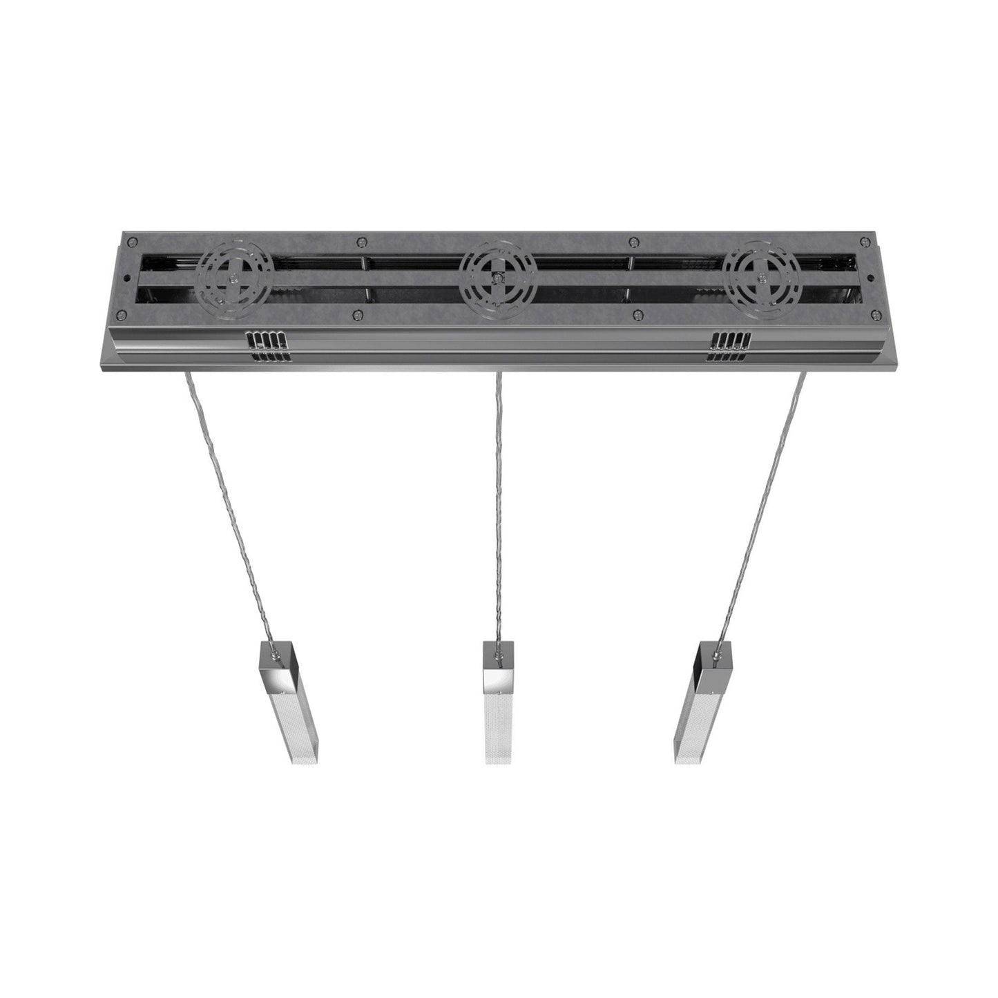 The Original Glacier Snow Linear Pendant Light in Detail.