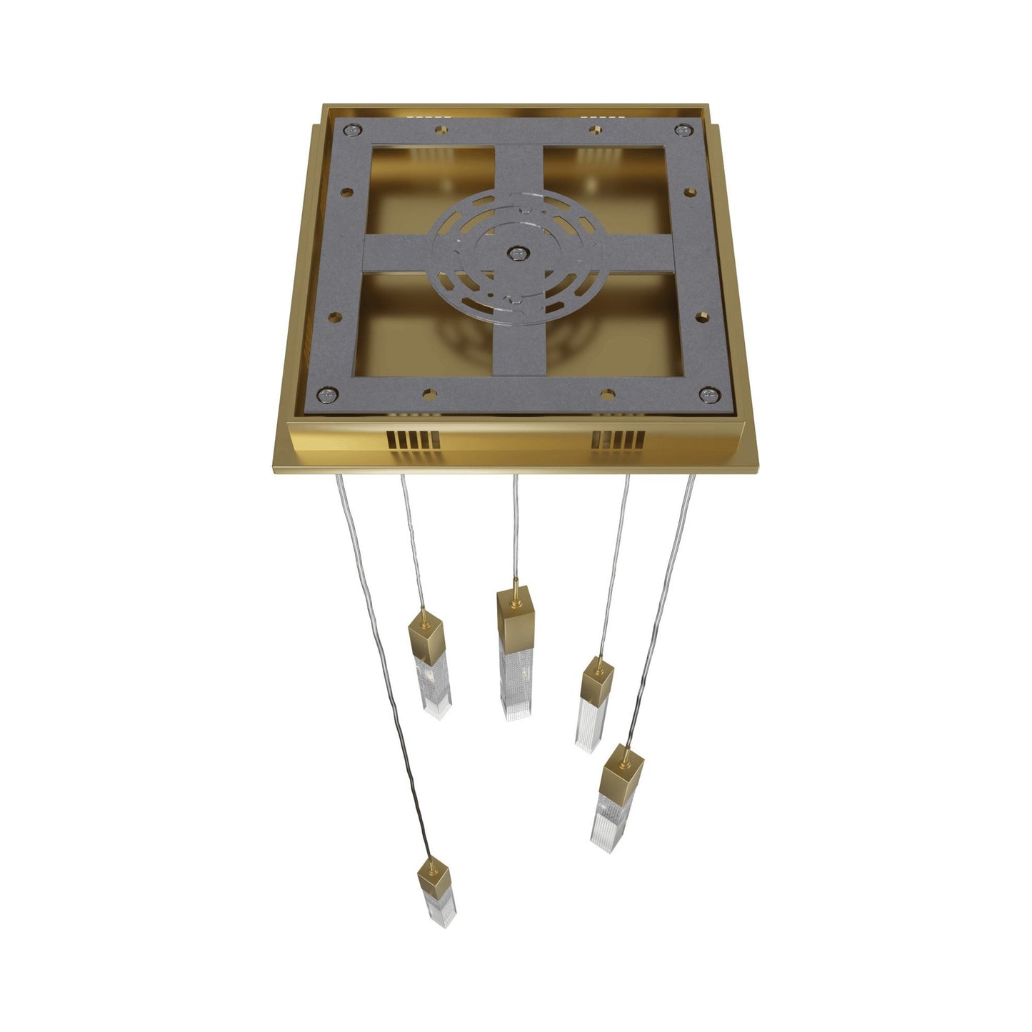 The Original Glacier Snow Multi Light Pendant Light in Detail.