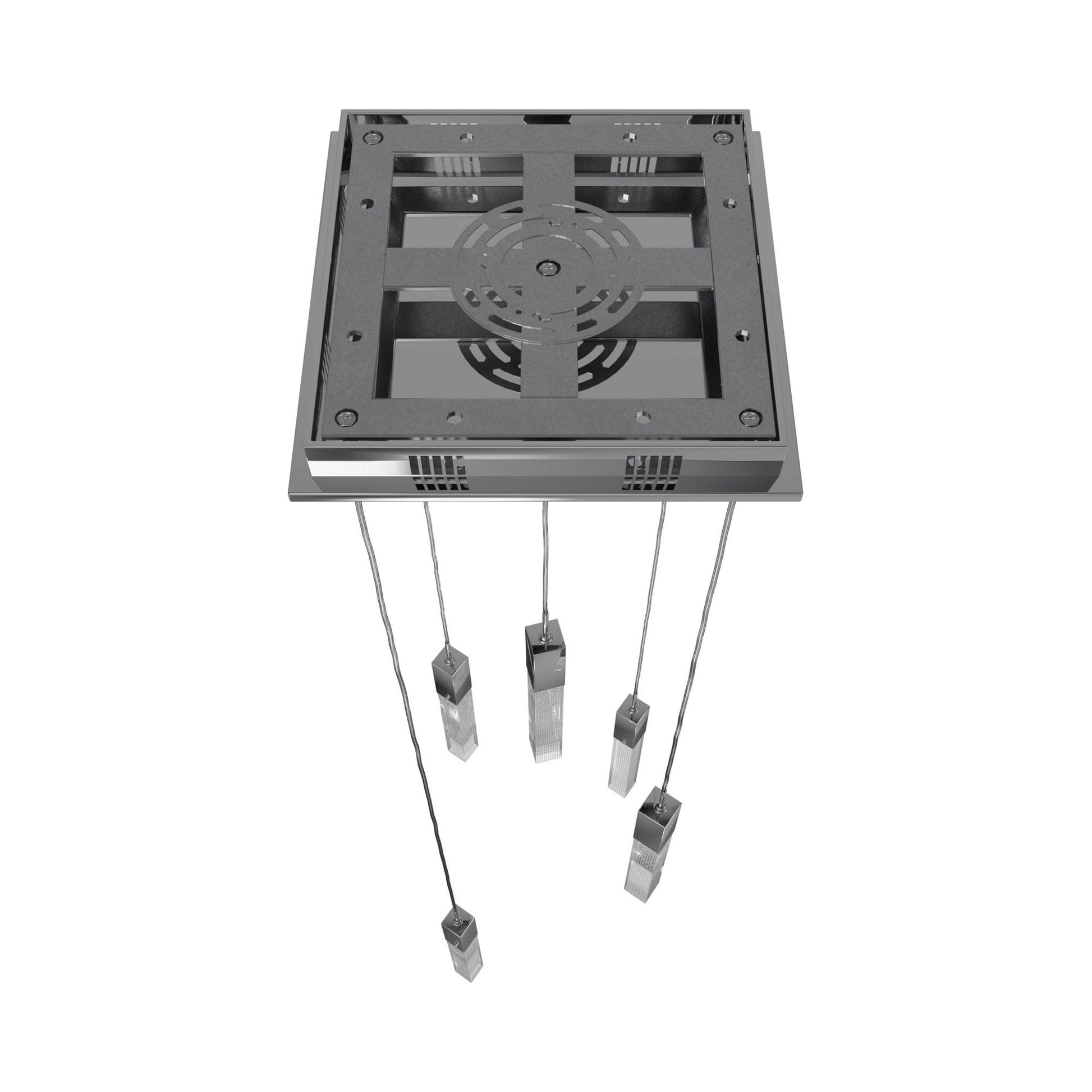 The Original Glacier Snow Multi Light Pendant Light in Detail.