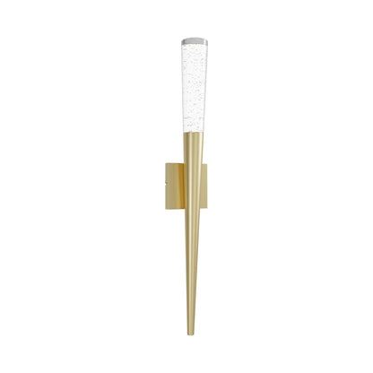 The Original Glacier Wall Light in Brushed Brass.