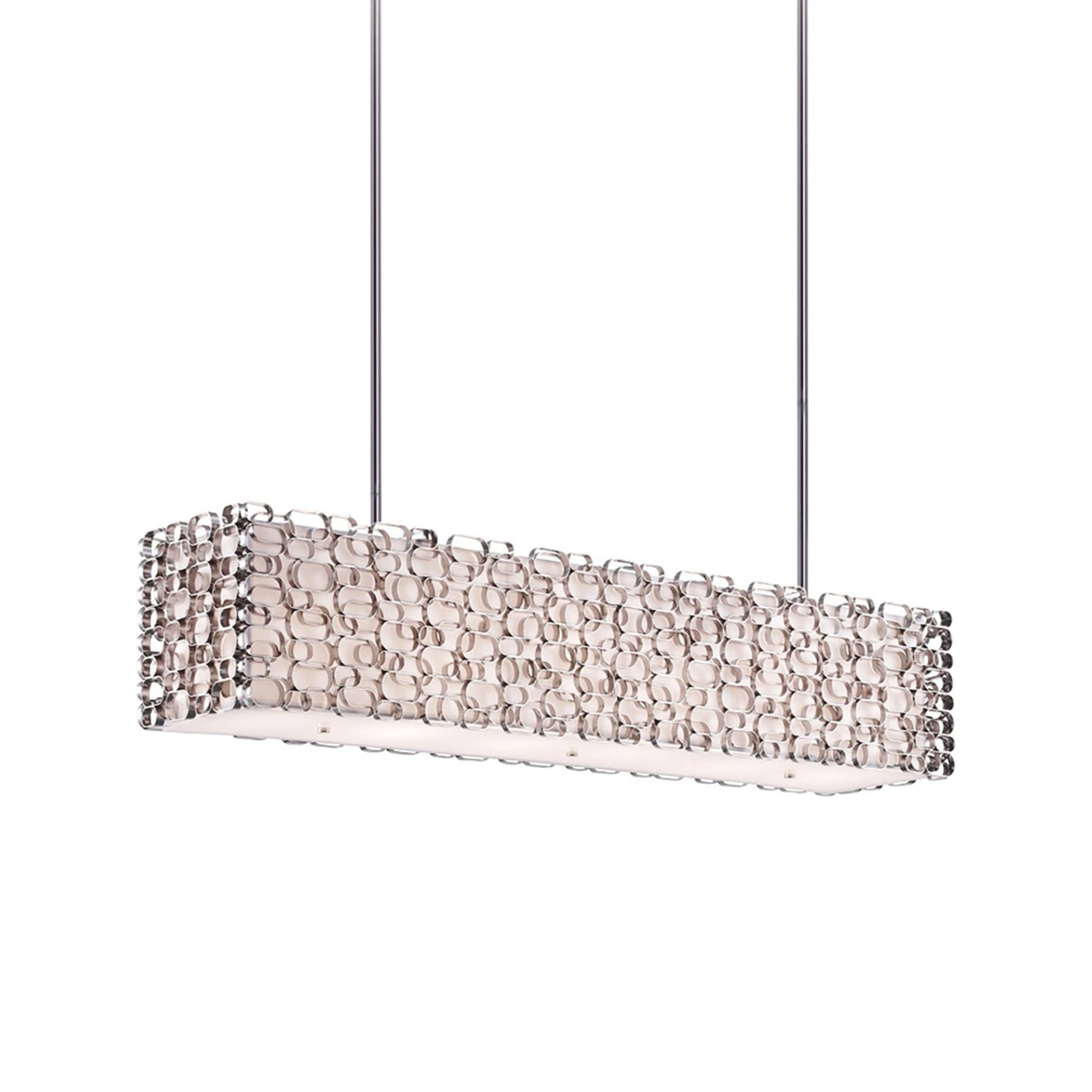 Ventura Blvd. Rectangle Chandelier (38-Inch).