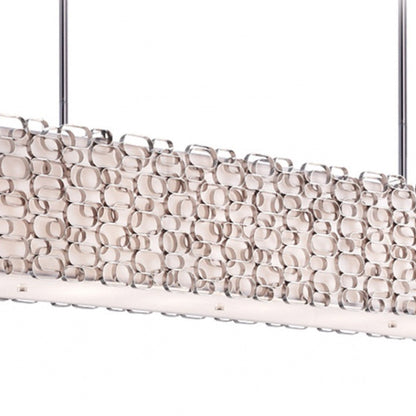 Ventura Blvd. Rectangle Chandelier in Detail.