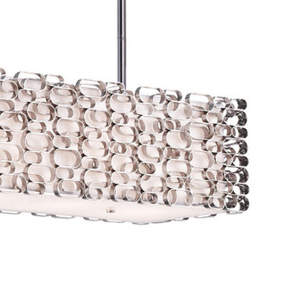 Ventura Blvd. Rectangle Chandelier in Detail.