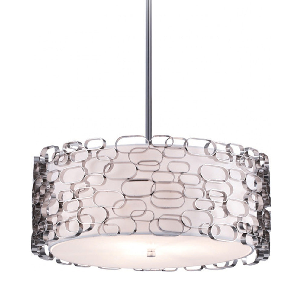 Ventura Blvd. Round Chandelier.