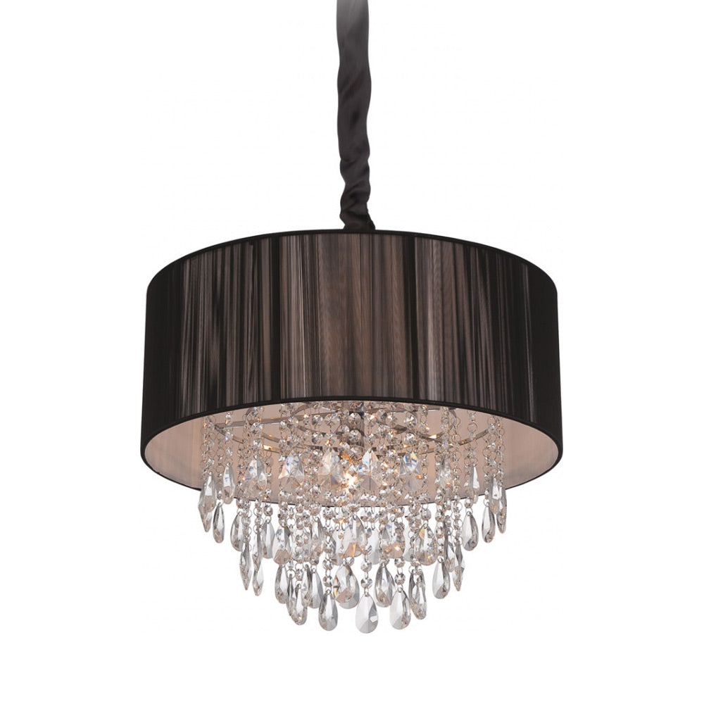 Vineland Ave. Chandelier in Black.