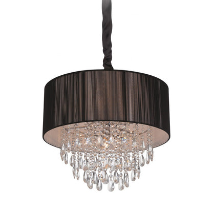 Vineland Ave. Chandelier in Black.