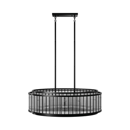 Waldorf Chandelier in Polished Gunmetal.