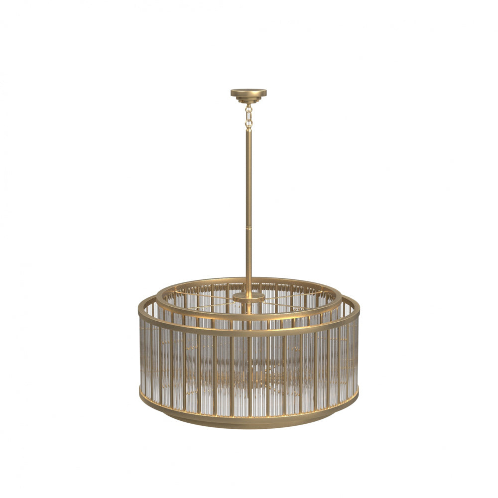 Waldorf Drum Chandelier in Detail.