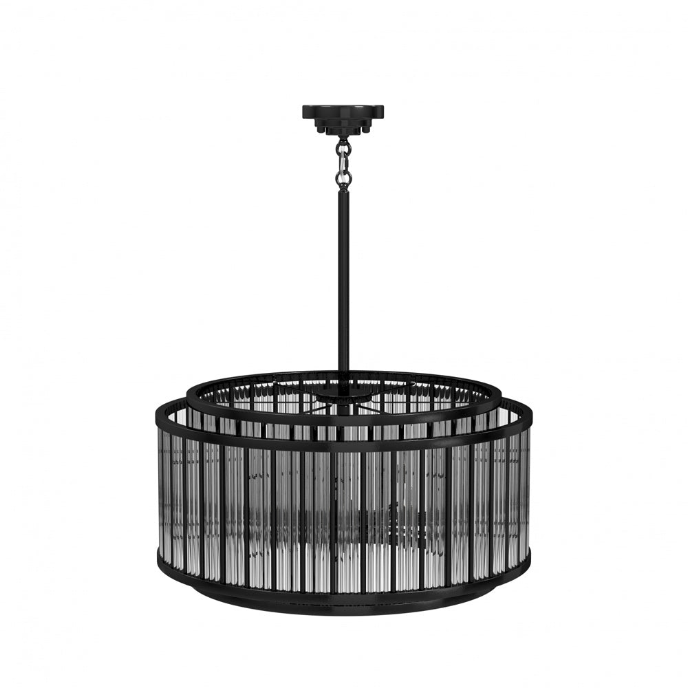 Waldorf Drum Chandelier in Detail.