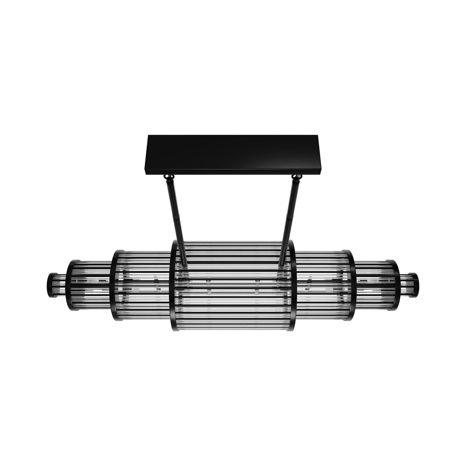 Waldorf Linear Chandelier in Detail.