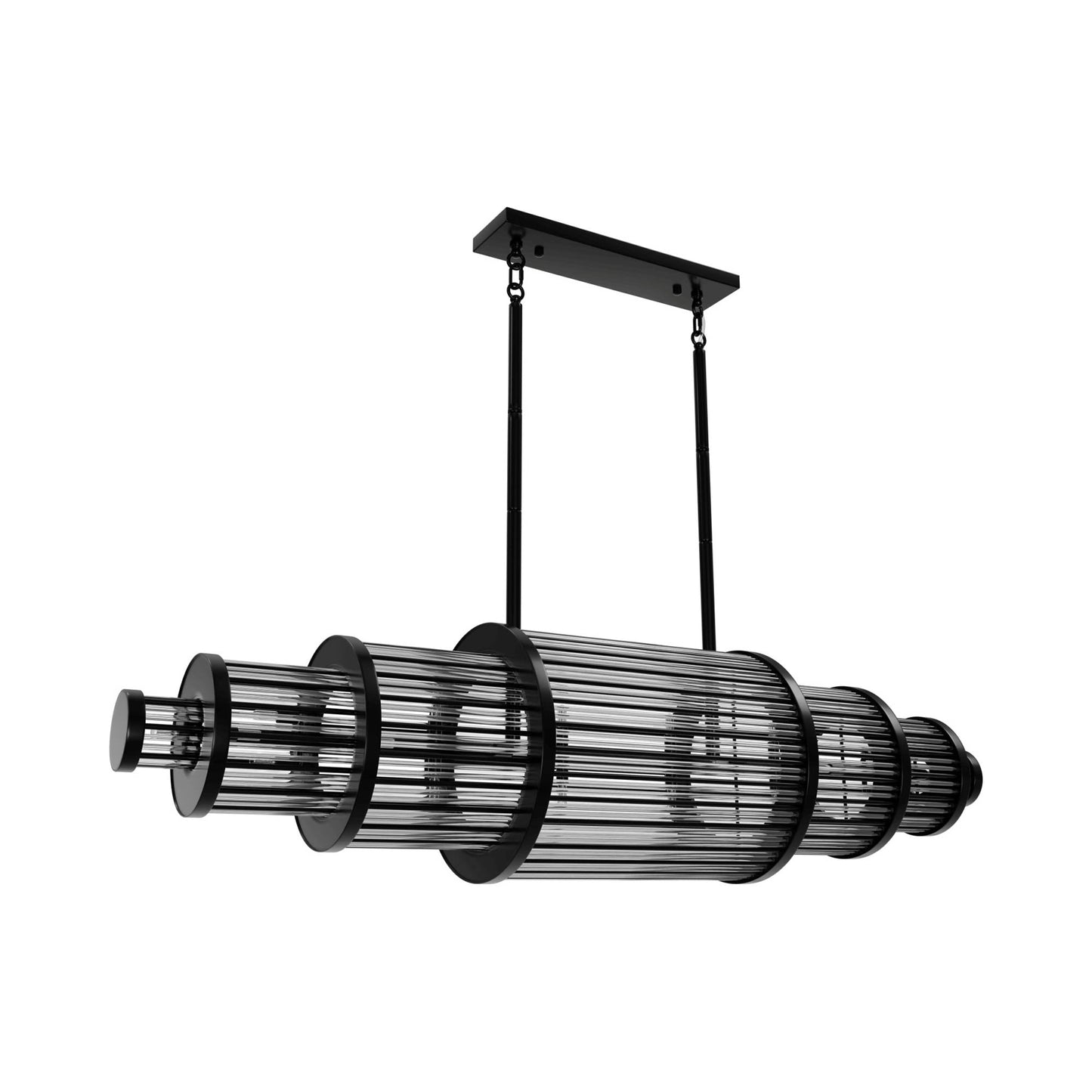 Waldorf Linear Chandelier in Detail.