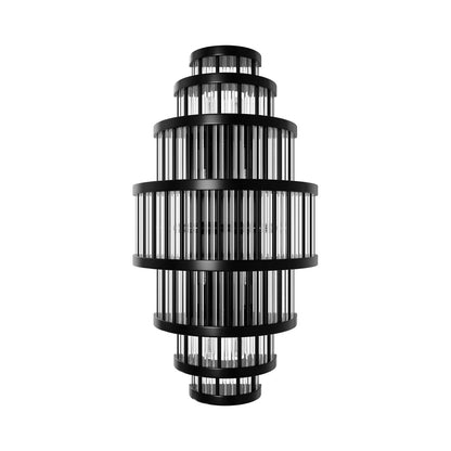 Waldorf Wall Light in Polished Gunmetal (22-Inch).