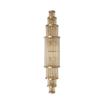 Waldorf Wall Light in Aged Brass (50-Inch).