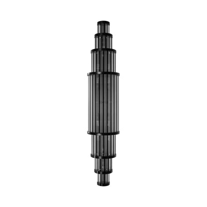Waldorf Wall Light in Polished Gunmetal (50-Inch).