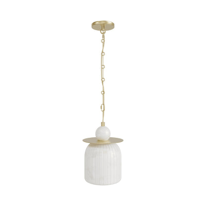 Westwood LED Pendant Light in Brushed Brass (11-Inch).