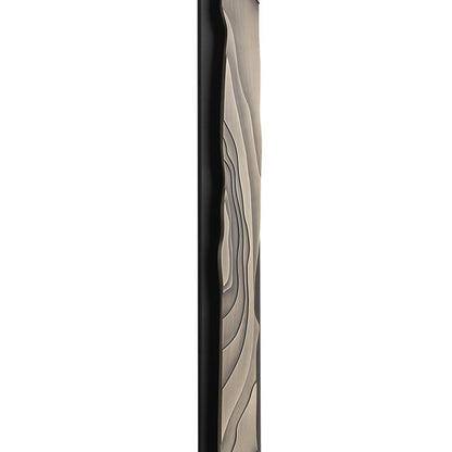 Avenue Woodgrain Outdoor LED Wall Light in Detail.