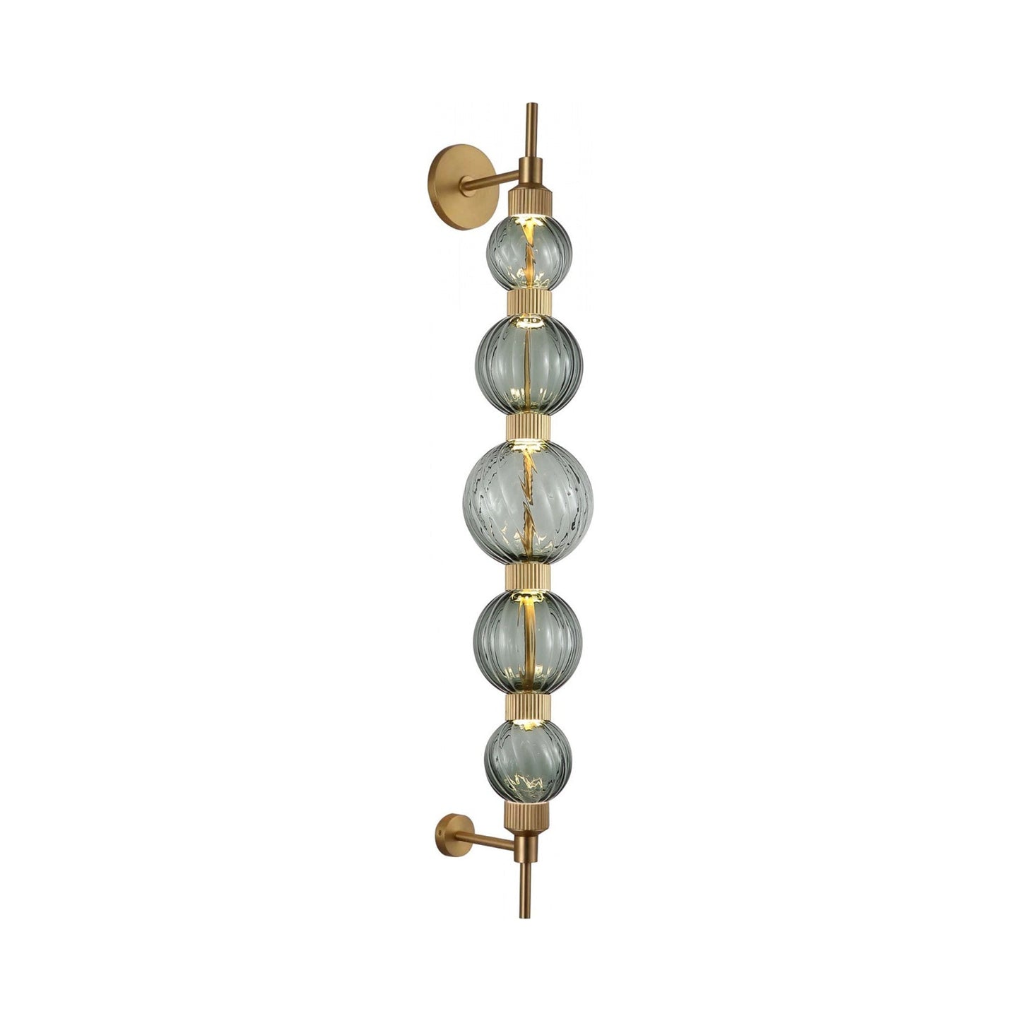 Zayna LED Wall Light in Green.