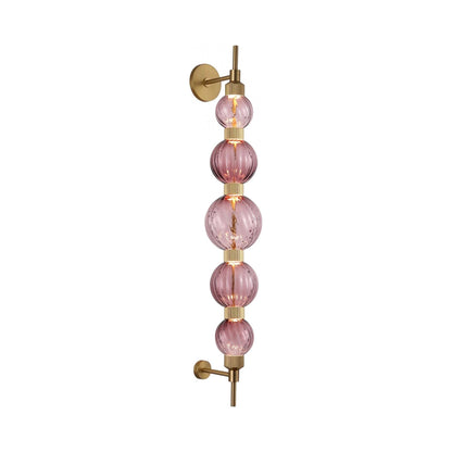 Zayna LED Wall Light in Purple.