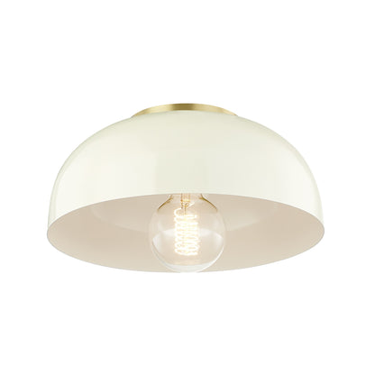Avery 1-Light Semi-Flush Mount Ceiling Light.