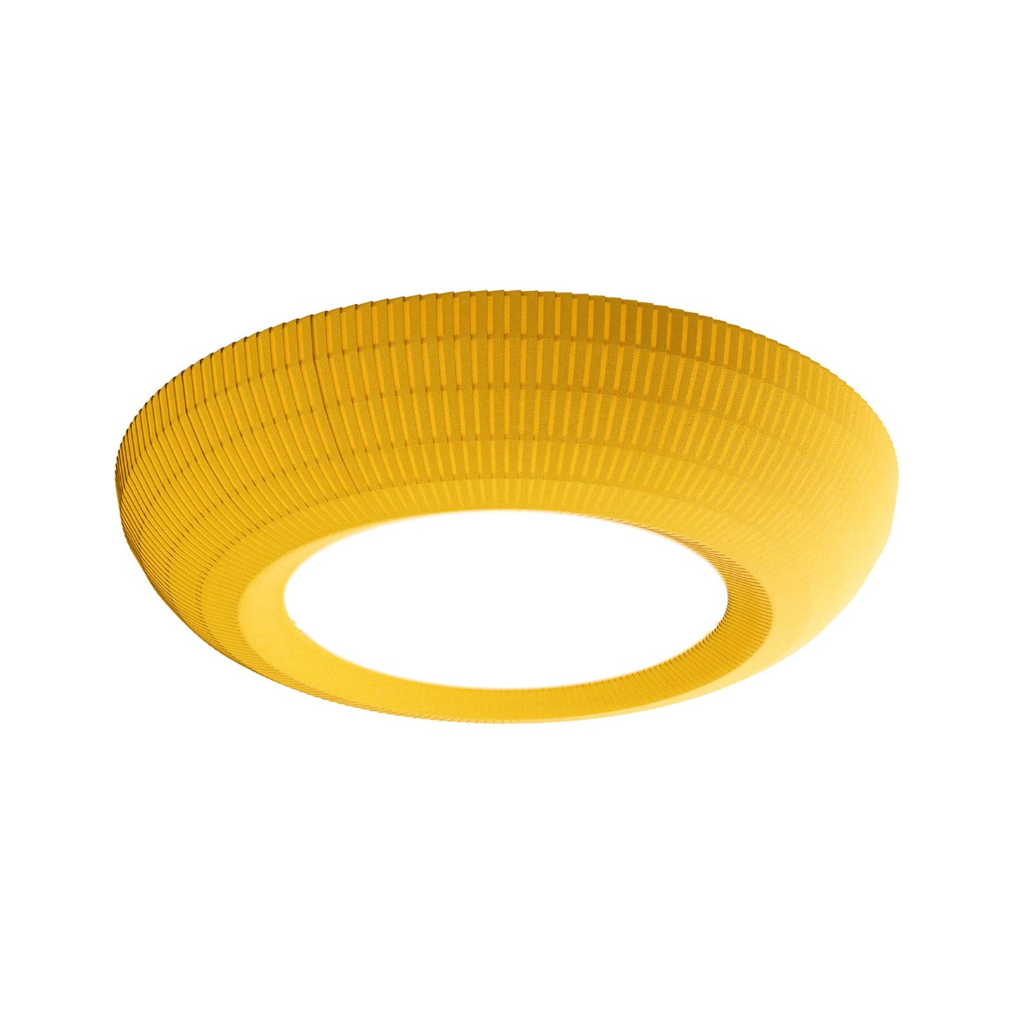 Bell Flush Mount Ceiling Light in Gold Yellow (46.5-Inch).