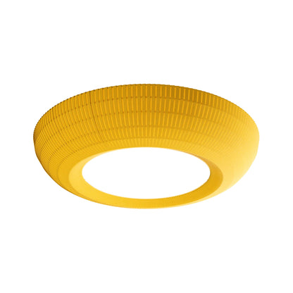 Bell Flush Mount Ceiling Light in Gold Yellow (46.5-Inch).